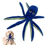 Generisch Juguete chirriante para perros, juguete masticable para perros, muñeca de dientes calmante para cachorros, para manejo del estrés, ejercicio, tira y afloja, entrenamiento, dentición y