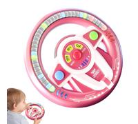 Generisch Juguete con luz y música divertido controlador de conducción | Juego de Simulación de Conducción para Chicas para Niños Asiento de Coche Asiento Trasero Adentro Al aire libre