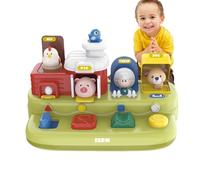 Generisch Juguete de Actividad Musical - Aprendizaje de Causa Efecto, Juguete Educativo Con Sonidos Animales, Colorido Juego Interactivo Para Niños | Juego De Música De Desarrollo Temprano Para Niñas,