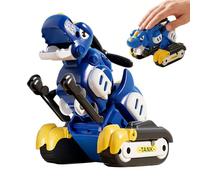 Generisch Juguete de coche de dinosaurio de choque, modelo de helicóptero, juguete de transformación, para coleccionistas, regalo de cumpleaños infantil, sala de estar, habitación de los niños, sala