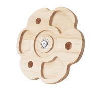 Generisch Juguete de enriquecimiento para hámster, juguete para masticar chinchilla - juguete de chinchilla giratorio interactivo - juguete para morder liebre, juguete de ejercicio para hámster