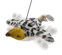 Generisch Juguete de gato de pájaro volador,Juguete eléctrico para mascotas - Clorando pájaro gato con mando a distancia,Para el movimiento del aburrimiento gatitos pequeños medianos grandes razas