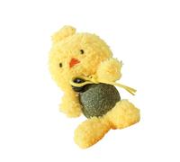 Generisch Juguete de hierba gatera para gatos - Peluche con hierba gatera y campana | Juguete para gatitos para estimular los sentidos, limpieza de dientes, entretenimiento, contra el aburrimiento y