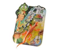Generisch Juguete de lagarto de 2 piezas realista educativo que cambia de color - Figuras de reptiles y lagartos de agua, para niñas, niños, hogar, aula, escuela, juego educativo