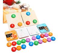 Generisch Juguete de matemáticas con números, juguete educativo, tabla de | Juegos de matemáticas para niños para edades 3 años y mayores Chico Niña Aula Escuela Guardería Preescolar Vacaciones