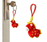 Generisch Juguete de peluche | Lindo colgante de muñeca de recuerdo | diseño de animales chinos con cordón | para mochila, bolso, cumpleaños, Navidad, de primavera, , decoración del hogar