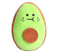Generisch Juguete de peluche para cachorros, juguetes para perros de peluche rellenos vocales - estimulante del cerebro lindo juguete de aguacate divertido para cachorros de perros pequeños y medianos