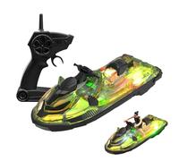 Generisch Juguete de RC | 2,4 GHz Fuerte señal - Juego de Agua Iluminado, rápido y Divertido para niñas a Partir de 6 años | Estos Son Lagos, Piscinas y diversión acuática Aire Libre