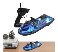 Generisch Juguete de RC | 2,4 GHz Fuerte señal - Juego de Agua Iluminado, rápido y Divertido para niñas a Partir de 6 años | Estos Son Lagos, Piscinas y diversión acuática Aire Libre