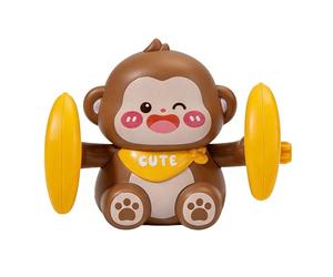 Generisch Juguete Educativo para Preescolar, Juguete Educativo Mono, Juguete de Cuerda Que Hace Solapas, Adecuado para niños en Edad Preescolar, niñas, Vacaciones, y Ocasiones Especiales