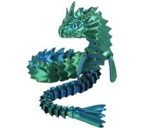 Generisch Juguete inquieto impreso en 3D con articulaciones flexibles, dragón móvil impreso en 3D, dragón móvil flexible impreso en 3D para niñas, niños, amigos, familia