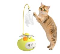 Generisch Juguete interactivo para gatos | Mueve con plumas para gatitos - Juguete de movimiento para gatos | Para ejercicio en exteriores e interiores, alivio del estrés diario y entretenimiento