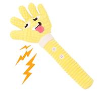 Generisch Juguete masticable para perros agresivos, chirriante interactivo | Juguete en forma de palma para masticadores agresivos, para razas de perros pequeñas, medianas y grandes salón, balcón