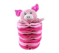 Generisch Juguete olfativo para perros, juguete de rompecabezas para perros, dispensador de golosinas en forma de peluche, juego de alimentación al olfatear, ayuda a comer lentamente y mantiene