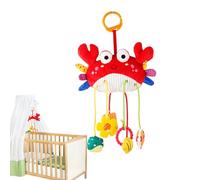 Generisch Juguete para asiento de coche - Sonajero chirriante de peluche | Cuna para niños con clip, juguete móvil - para cochecito de bebé, cuna de viaje, fiesta de bebé, niña edad