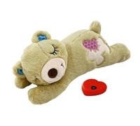 Generisch Juguete para cachorro de latido del corazón | Juguete de peluche para gatos desmontables, lindos peluches para gatos para interior y exterior, juguete con pilas para gatitos y cachorros