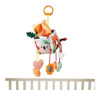 Generisch Juguete para cochecito de bebé, sonajero chirriante de peluche, móvil de desarrollo temprano, con clip, para niñas de 0 a 12 meses, para baby shower, cochecito, moisés