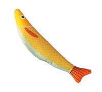 Generisch Juguete para morder gatos | Juguete mordedor de hierba gatera para interior | Juguete interactivo en forma de pez para gatos, chinchillas, conejos y otros animales pequeños