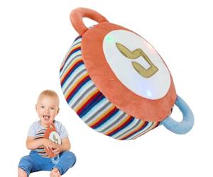 Generisch Juguetes de peluche musicales | 16 canciones Muñeca de sensor suave, forma de instrumento musical, juguetes de peluche con música y luz | Para y niñas para conciliar el sueño jugando en el