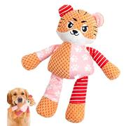 Generisch Juguetes de peluche para perros, chirridos crujientes, juguetes para mascotas chirriantes, para cachorros y perros de todos los tamaños para limpiar los dientes, el empleo, la dentición y