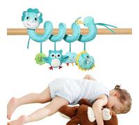 Generisch Juguetes para asiento de coche para bebés | Sonajeros de asiento de coche para bebés | Juguete sensorial colorido con campana integrada para niños de 0 a 3 años para promover el desarrollo