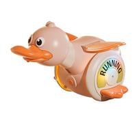 Generisch Juguetes para gatear, lindo y luminoso pato musical, para uso en interiores y en casa para el aprendizaje rutinario, la educación familiar, el desarrollo del tiempo de juego y la