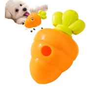 Generisch Juguetes para masticar cachorros, juguetes de alimentación como retraso, accesorio para mascotas en forma de zanahoria para masticar, rapear, entrenar, entretenimiento, tiempo de juego, en