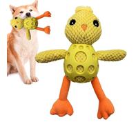 Generisch Juguetes para perros aplastantes, pollo de peluche antiestrés, masticables agresivos, 11,81 x 10,24 x 3,54 pulgadas para cangrejos pequeños, medianos y grandes, tiernos y ejercicios de