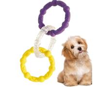 Generisch Juguetes para tirar y tirar para perros grandes, juego de 3 anillos para ejercicios de tirón y apportier | Juguete indestructible para perros | Para interiores y exteriores, jardín, césped