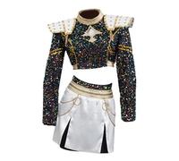 Generisch K-pop Demon Cosplay Kinder, Rumi Mira Zoey K Pop Cosplay Rollenspiel Uniform Komplettes Set Huntrix Merch Kostüm Outfit Weihnachten Halloween Party Karneval Outfits für Frauen