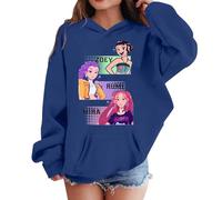 Generisch K Pop Sudadera con Capucha Unisex Niños K-Pop Sudadera con Capucha Huntrix Demon con Estampado Anime Manga Larga Hunters Sudadera Casual Tops para Niños Niñas 2-13 Años Ropa de Calle, 03