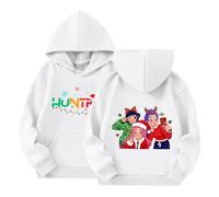 Generisch K-Pop Sudadera con capucha unisex para niños K Pop Hoodie Huntrix Demon Manga Larga Hunters Sudadera con Estampado Anime Casual Sudaderas Top para Niños Niñas 3-14 Años Otoño Invierno