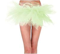 Generisch Karneval Tüllrock für Erwachsene, 6-lagig, Tutu, Mini-Ballkleidrock, Damen, Klassische Prinzessin, flauschige Ballettröcke (Mint Green, L) Karneval Kostüm