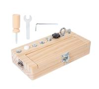 Generisch Kids Screwdriver Board - Wooden Stem Fine Motor Skills