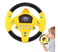 Generisch Kids Steering Wheel Toy - Simulated DrivingWheel for | Pretend Driving Toys | Pretend Play Toy Electric Early Educational Sounding Toys | Fake Steering Wheel for Car Home Play Driving Games