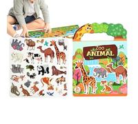 Generisch Kids Sticker Book Quiet Toy Workbook Game | Sticker Activity Book | para 0-3 años Old Boys Girls Youth Home Travel School Playroom Kindergarten