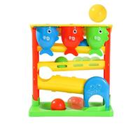 Generisch Kids Track Ball Toy - 25 × 12.5 × 27 cm Light Up Sliding Tabletop Game with Music, Educational Interactive Ball Track Toy Learning Playroom Girls Preschool