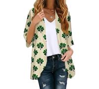 Generisch Kimono de gasa ligero con cultura festival para el ocio veraniego ocasiones especiales como elegante cárdigan de talla grande, beige, M