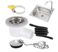 Generisch Kit de conector de de fregadero: acero inoxidable ABS, adaptador para pantalones de con cremallera a prueba de fugas | RV Boat Camper Sink Drains Angle Fitting for Travel