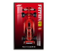 Generisch Kit de construcción de coche para Lego Technic Ferrari SF-24 F1 modelo 42207, coleccionables para adultos, montaje en pared, decoración del hogar u oficina, color degradado (no coche)