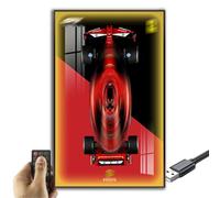 Generisch Kit de construcción de coche para Lego Technic Ferrari SF-24 F1 modelo 42207, coleccionables para adultos, montaje en pared, decoración del hogar u oficina, color degradado (no coche)