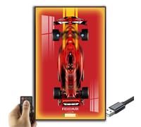 Generisch Kit de construcción de coche para Lego Technic Ferrari SF-24 F1 modelo 42207, coleccionables para adultos, montaje en pared, decoración del hogar u oficina, color degradado (no coche)