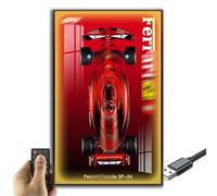 Generisch Kit de construcción de coche para Lego Technic Ferrari SF-24 F1 modelo 42207, coleccionables para adultos, montaje en pared, decoración del hogar u oficina, color degradado (no coche)