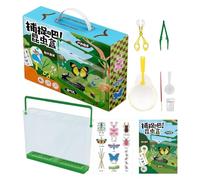 Generisch Kit de explorador para niños para niños con juguetes educativos de magnifying | Kit de camping para niños Explorer Toys for Youth Girls Boys Indoor Outdoor Garden Backyard Hunting