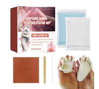 Generisch Kit de fundición manual 3DD, juego de moldeo a mano, juego de apósitos de mano para familia, molde de yeso y molde de manos, parejas de abuelas y novios