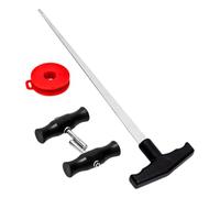 Generisch Kit de Herramientas de extracción de Parabrisas - Acero en Forma de T Classic Auto Supplies, Herramientas de para Coche | Cortador de Ventanas de Coche y fijador de acristalamiento