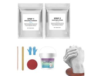 Generisch Kit de moldeo a mano - Juego de moldes de mano | Kit de fundición DIY para parejas | Regalo de compromiso para el Día de la Madre | Boda Bridal Shower Keepsake for Women Men
