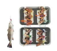 Generisch Kit Fresno Da Bass | Fresno Artificiali A Farfalla Da Pesca - Compagno Di Viaggio La Trota, Per Laghi, Fiumi, Azione Di Lancio E Traina, Viaggio E Campeggio, Per Bass Trota E Pesce Persico