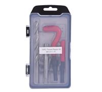 Generisch Kit - Juego de reparación de roscas métricas, 15 piezas | Juego de insertos de rosca, herramienta de reparación de roscas de alta calidad para taller, coche, moto, instalación de roscas