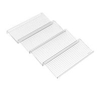 Generisch Kitchen Drawer Seasoning Organizer, Expandable Rack Tray, 4-Piece Space-Saving Design, Neat and Accessible, Non-Slip Tiered Layout, for Counter Pantry Rv Apartment Restaurant Use